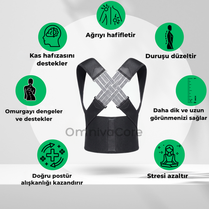 Ayarlanabilir Dik Duruş Korsesi